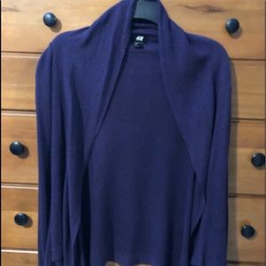 H&M purple cardigan...